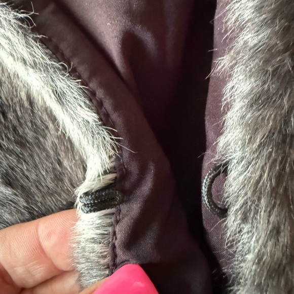▶️ BHWM ◀️ Gray black Faux Fur Coat Size Small - Picture 14 of 16